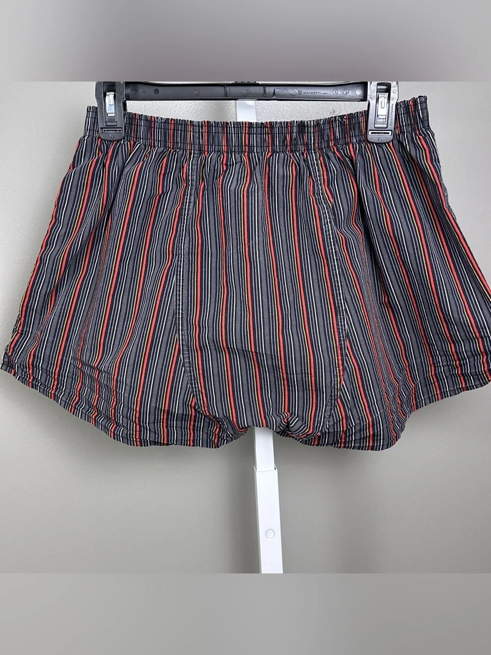 Vintage Jockey USA Originals Boxer Shorts Size Medium 100% Cotton Striped Mens